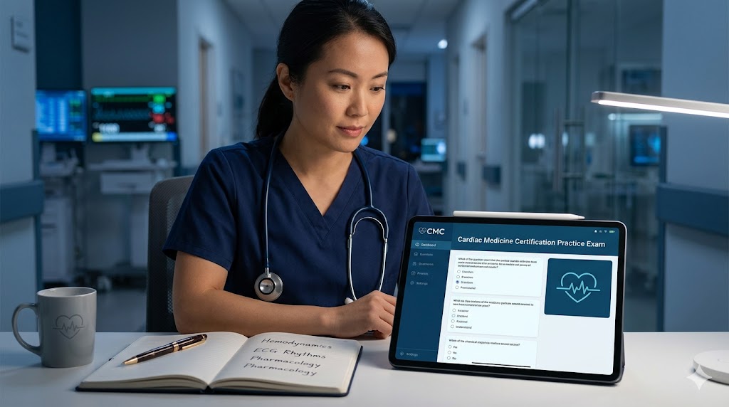 Cardiac Medicine Certification (CMC) Practice Exam Banner
