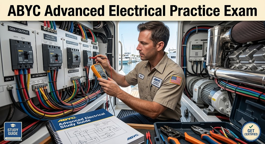 ABYC Advanced Electrical Pre-Test Practice Banner