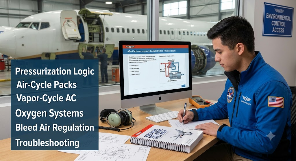 ASA Cabin Atmosphere Control System Practice Test Banner