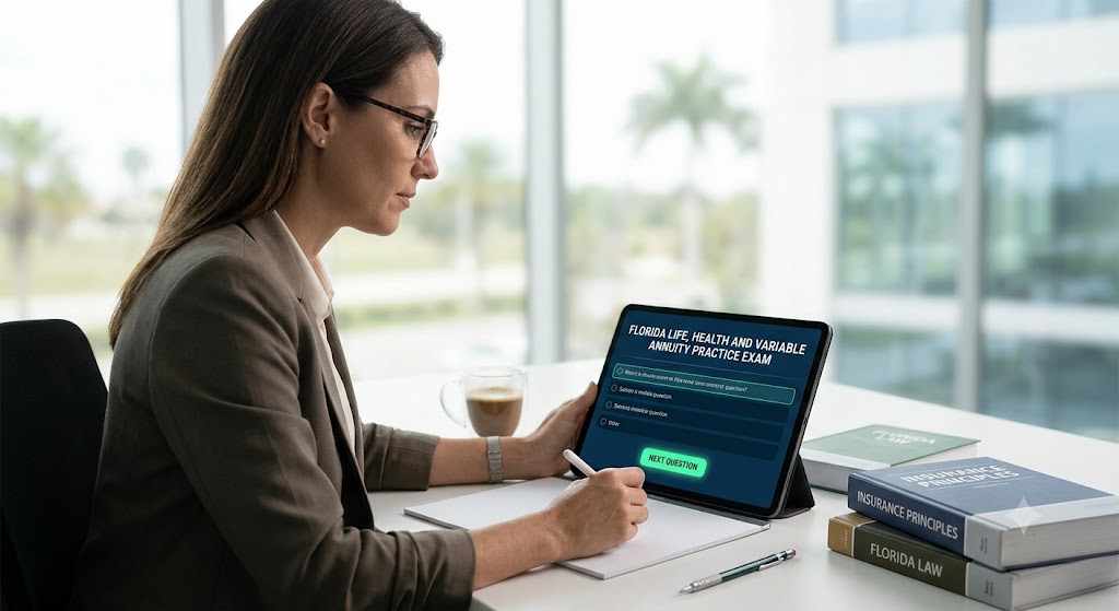 Florida Life, Health and Variable Annuity Practice Exam Banner