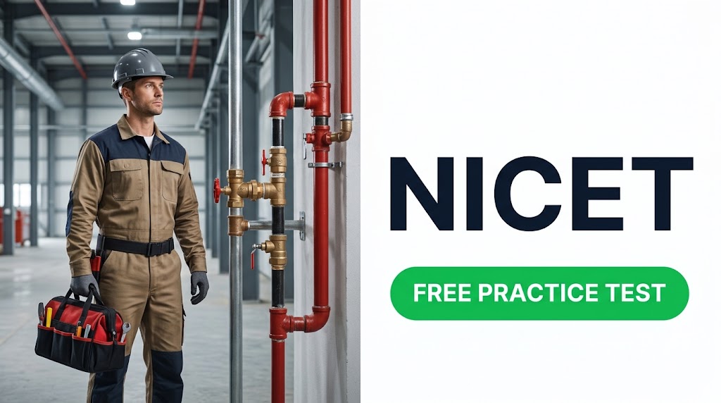 Fire Sprinkler Practice Test & Exam Prep Banner
