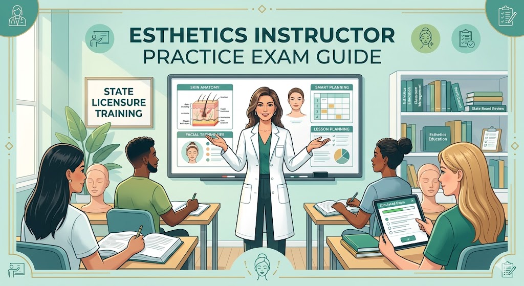 Esthetics Instructor State Practice Test Banner