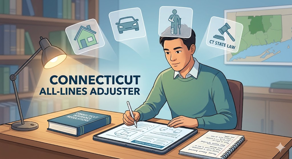 Connecticut All-Lines Adjuster Licensing Practice Exam Banner