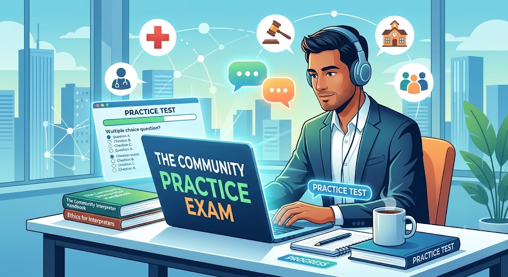 The Community Interpreter Practice Test Banner
