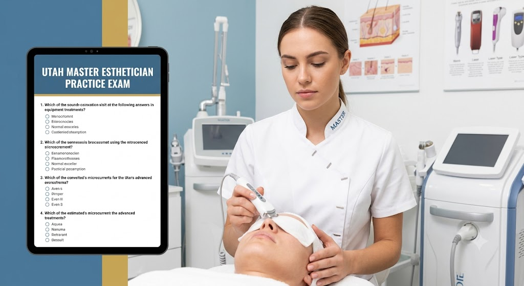 Utah Master Esthetician Practice Exam Banner