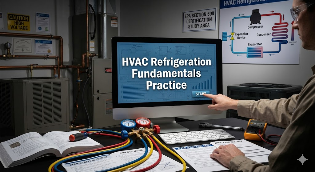 HVAC Refrigeration Fundamental Practice Test Banner