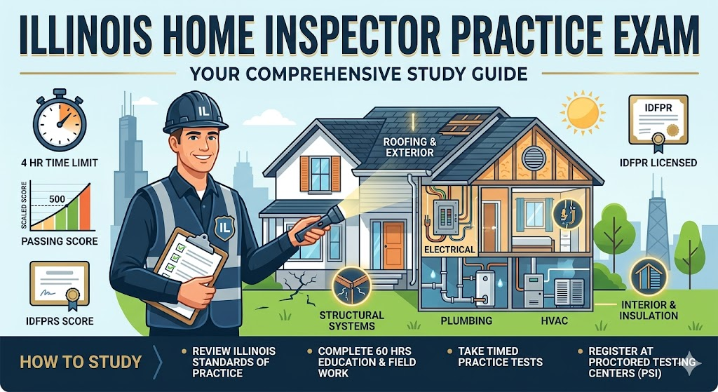 Illinois Home Inspector Practice Exam Banner