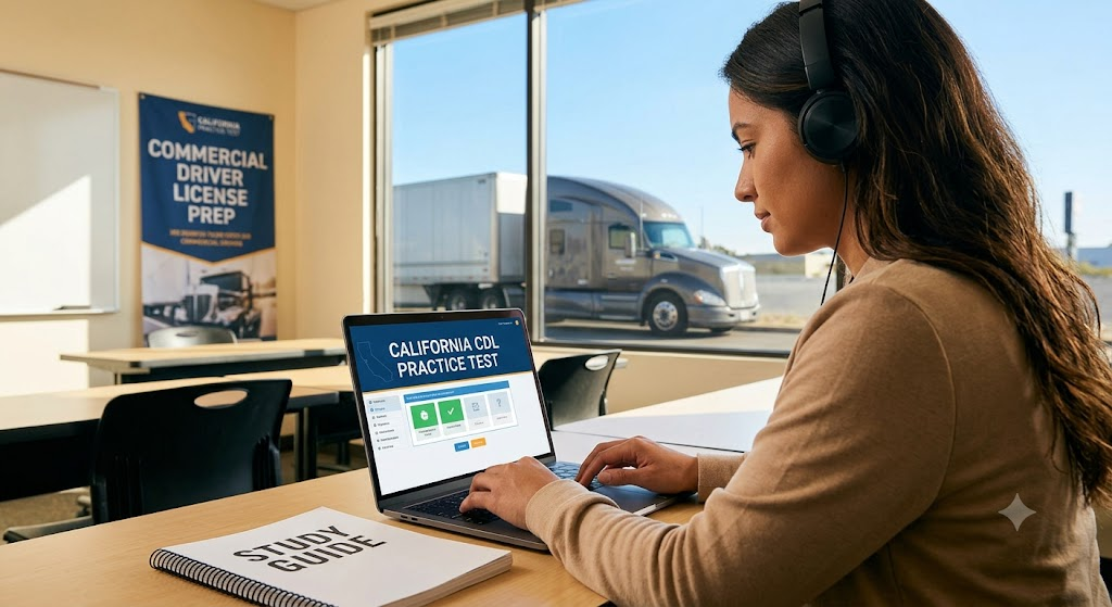 California CDL Practice Test 2 Banner