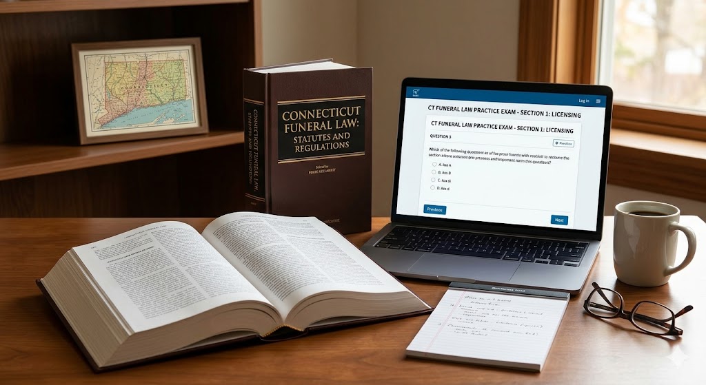 Connecticut State Funeral Law Practice Exam Banner