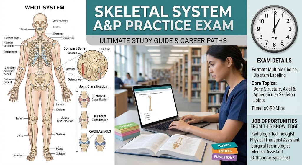 Skeletal System A&P Practice Exam Banner