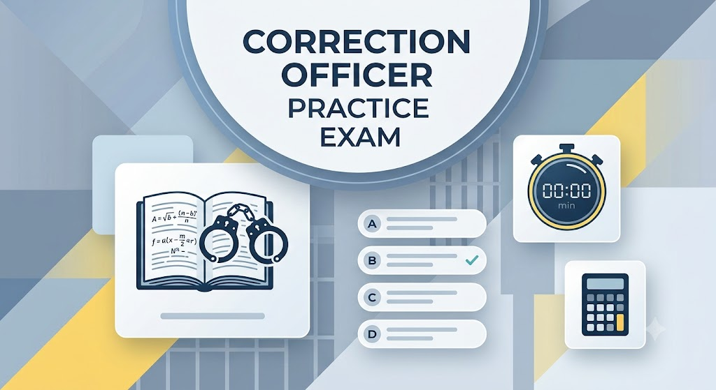 Correction Officer Math Practice Test Banner