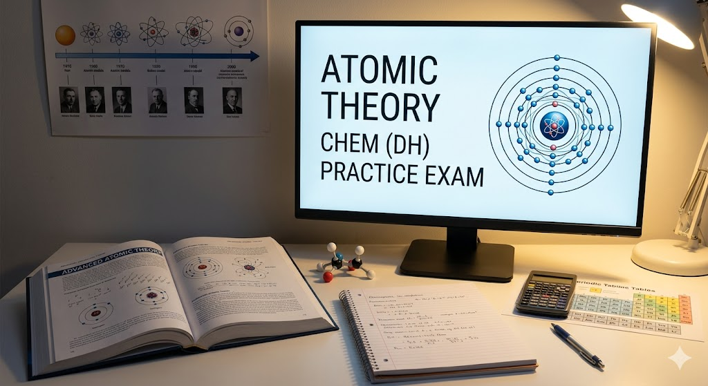 Atomic Theory Chem (DH) Practice Test Banner