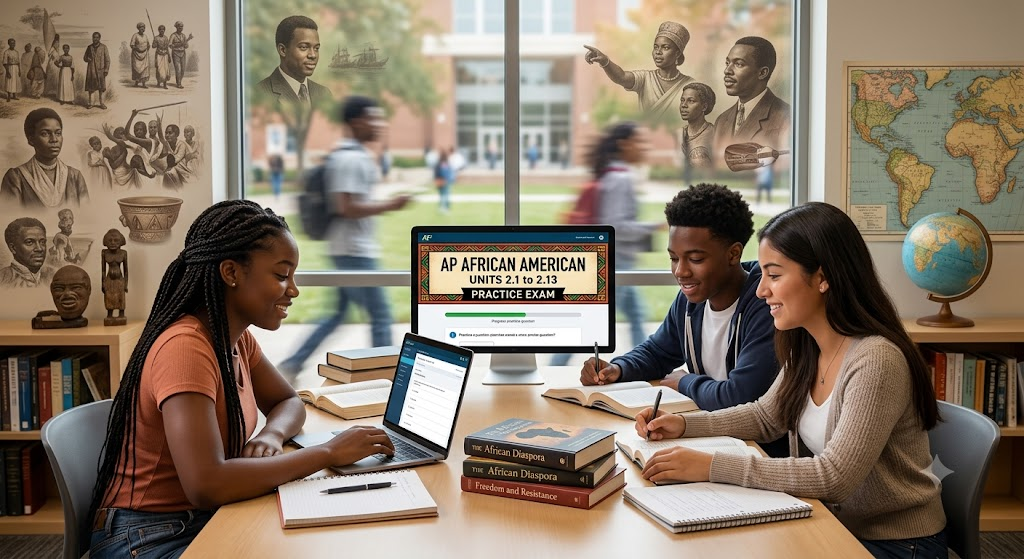 AP African American Studies Units 2.1 to 2.13 Practice Test Banner