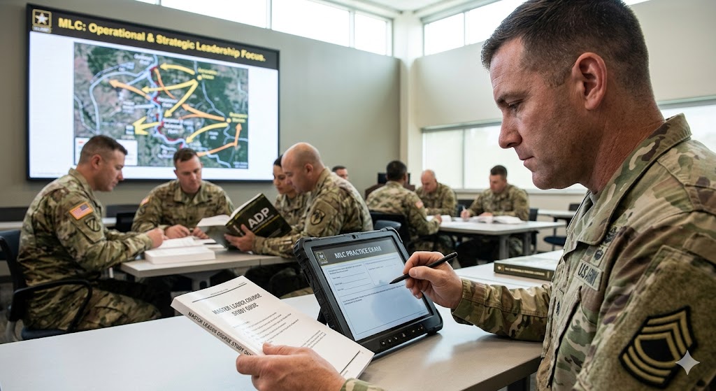 Master Leader Course (MLC) Practice Exam Banner