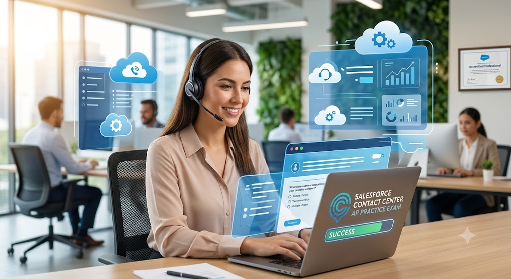 Salesforce Contact Center Accredited Professional Practice Exam Banner