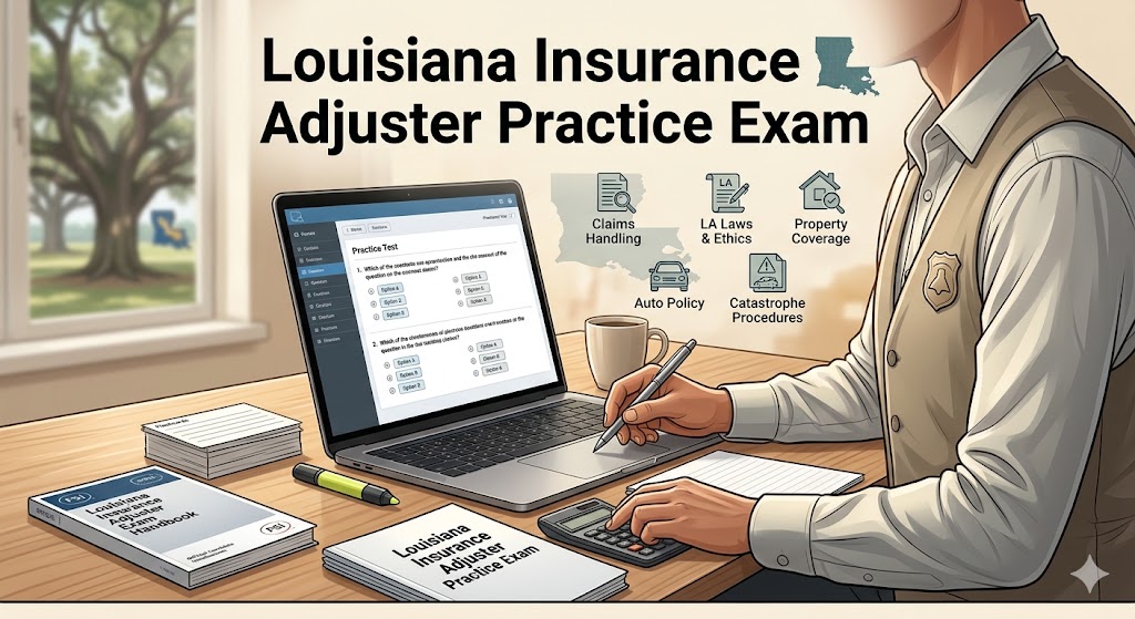 Louisiana Insurance Adjuster Practice Exam Banner