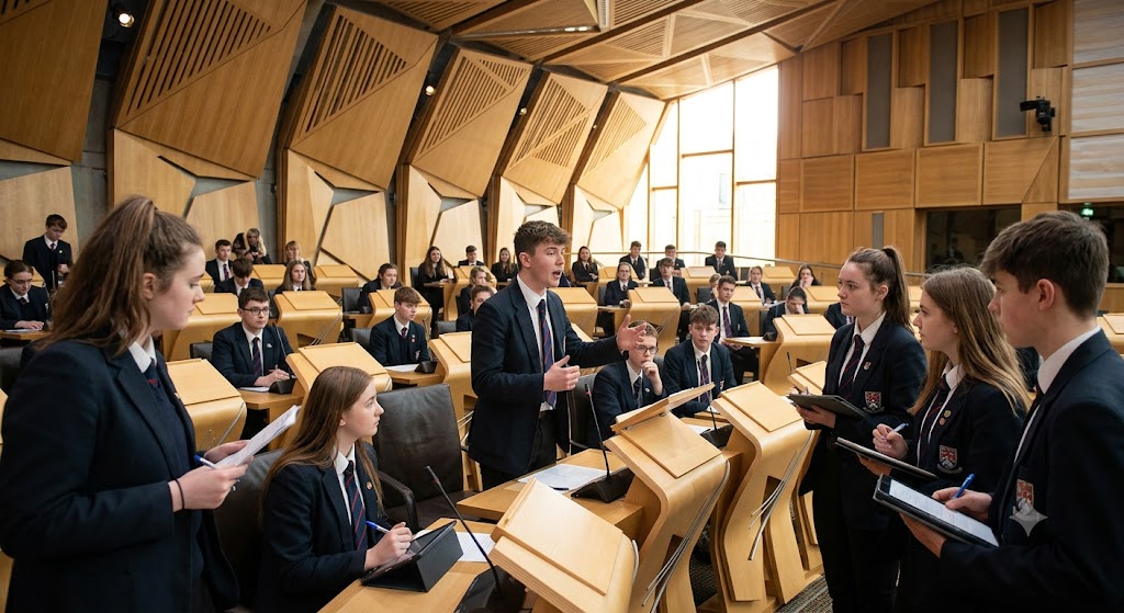 SQA National 5 Modern Studies Democracy in Scotland Practice Exam Banner