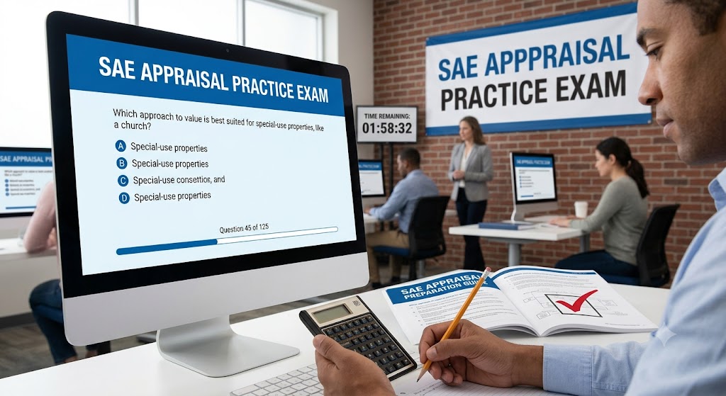 SAE Appraisal Practice Exam Banner