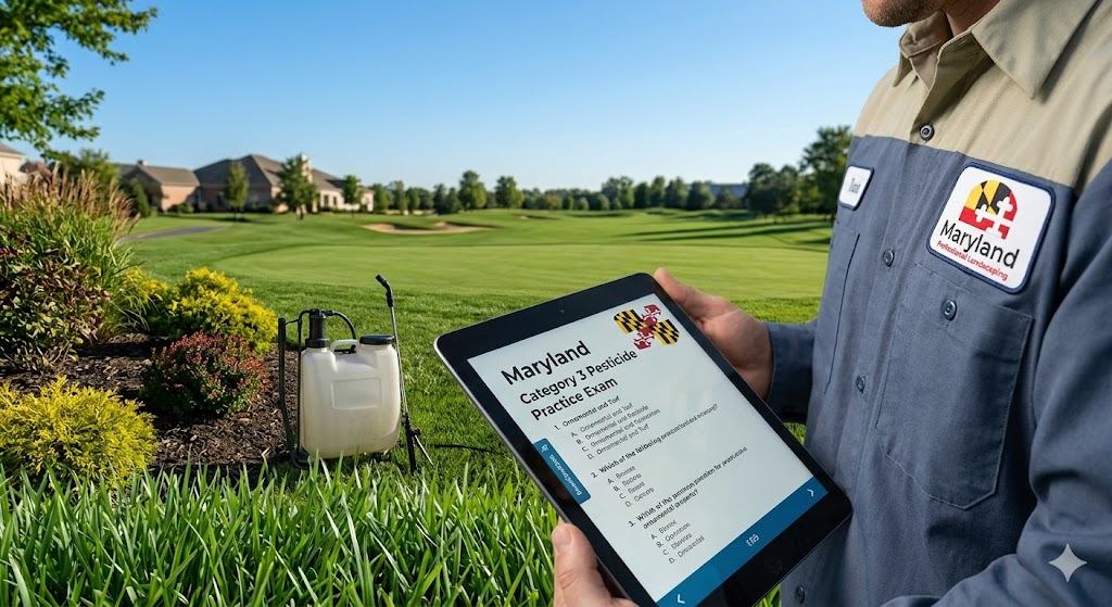 Maryland Pesticide Applicator Category 3: Ornamental and Turf Practice Test Banner