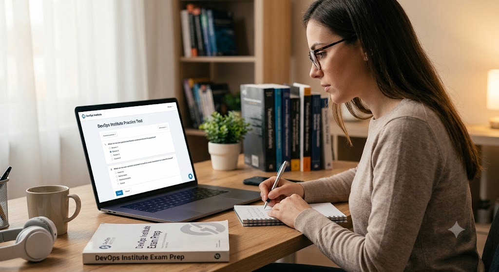 DevOps Institute Practice Test & Exam Prep Banner