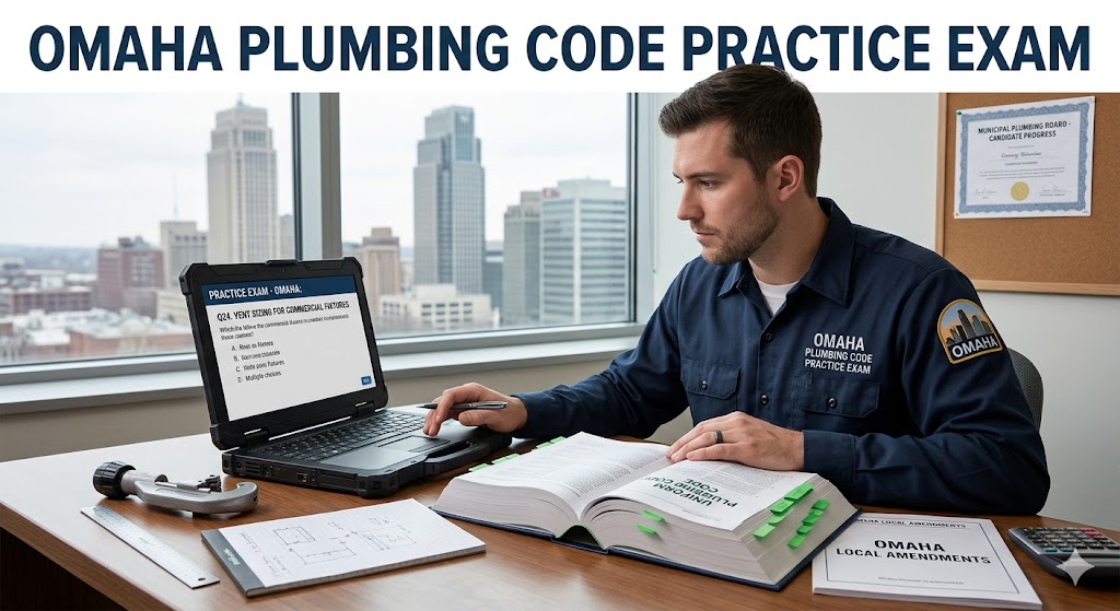 Omaha Plumbing Code Practice Test Banner