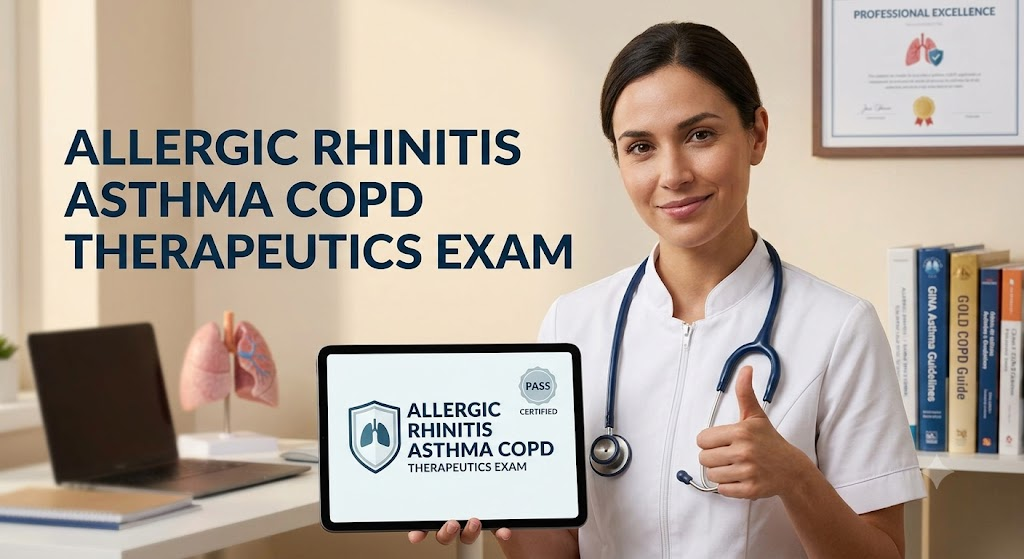 Allergic Rhinitis, Asthma and COPD Therapeutics Practice Test Banner