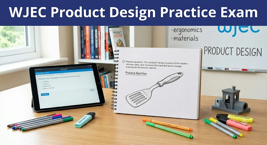 WJEC Product Design Practice Exam Banner