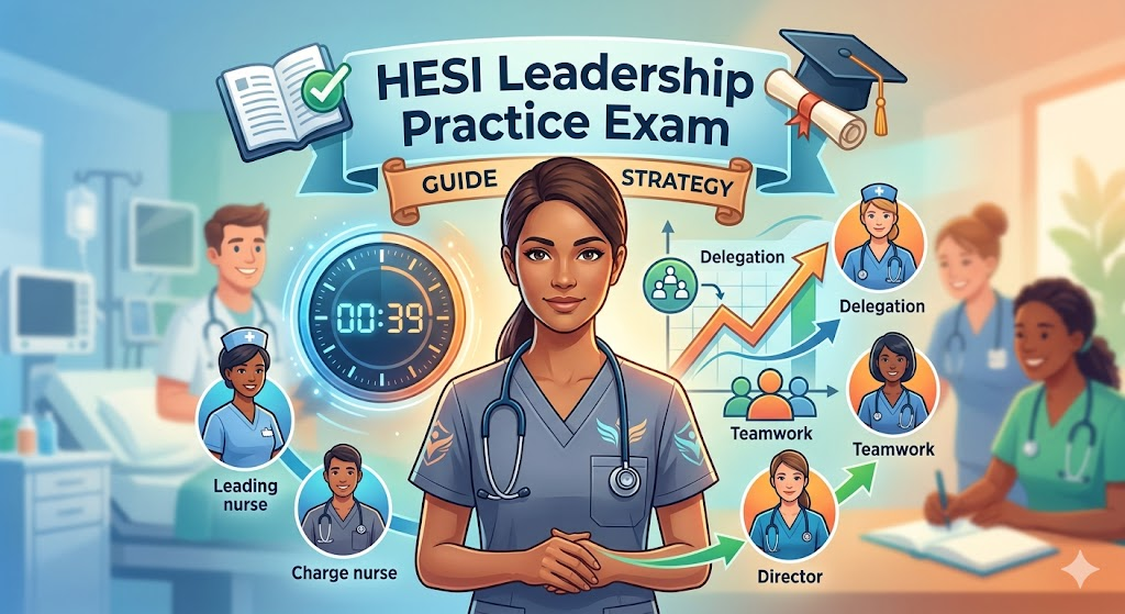 HESI Leadership Practice Exam Banner