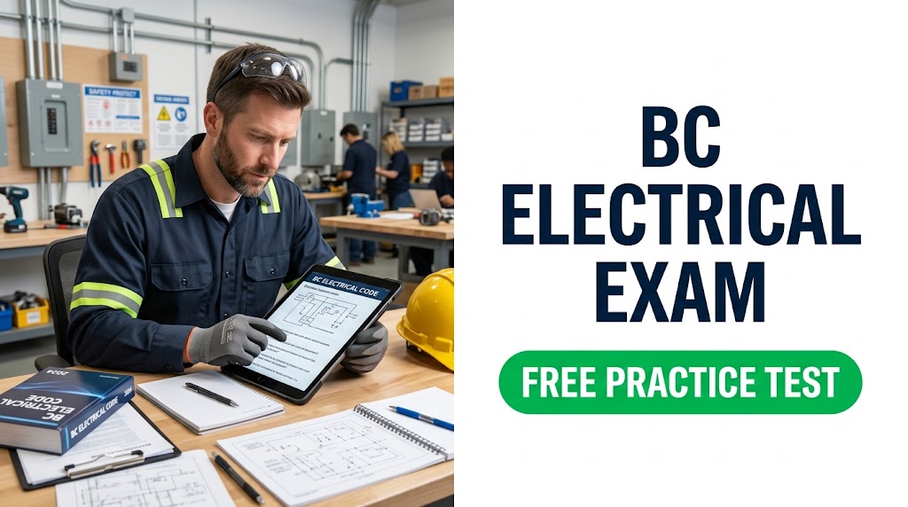 BC Electrical Practice Test & Exam Prep | Canada Banner