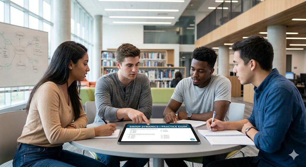 Group Dynamics I Practice Exam Banner