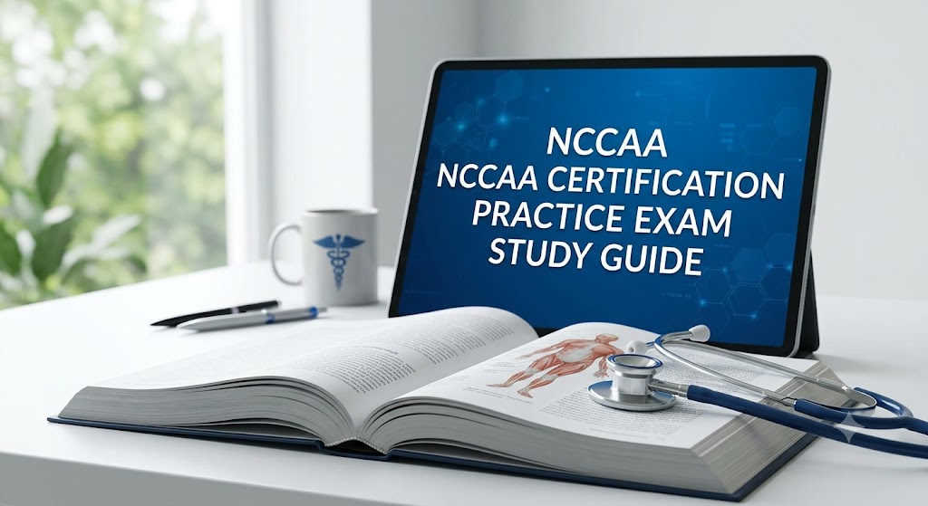 NCCAA Certification Practice Exam Banner