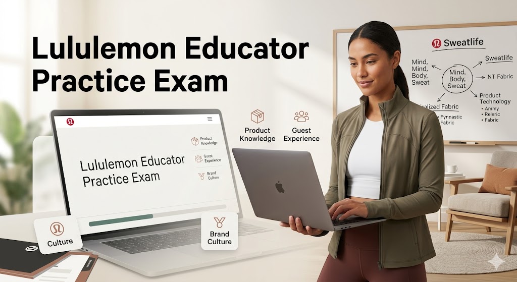 Lululemon Educator Practice Test Banner