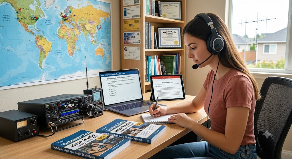 FREE Ham Radio Practice Test 2026 Official (Technician and General) Banner