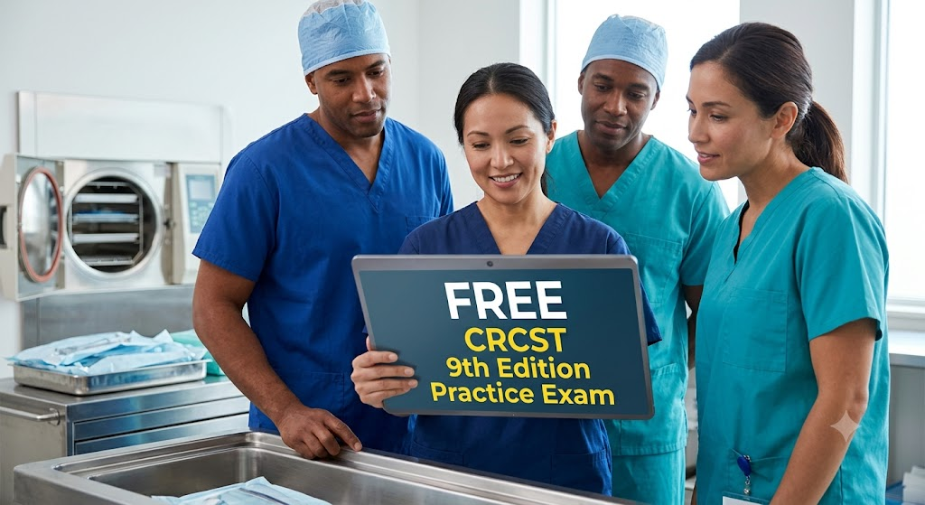 FREE CRCST Practice Test 2026 Official Study Guide 9th Edition Banner