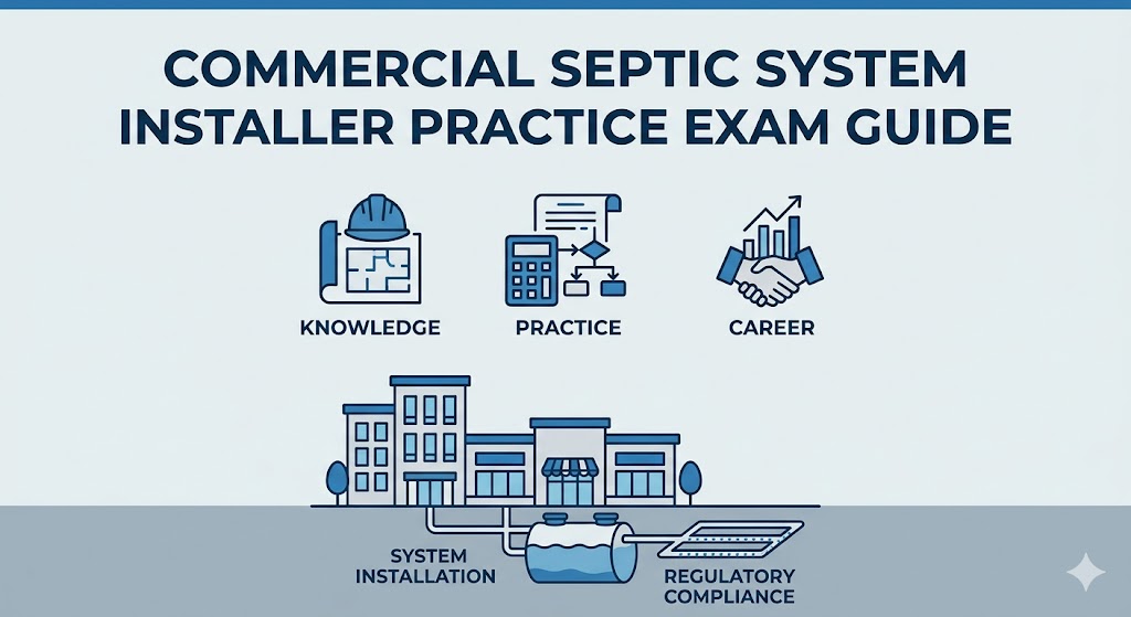 Commercial Septic System Installer Practice Exam Banner