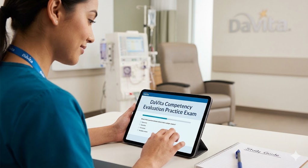 DaVita Competency Evaluation/Assessment Practice Exam Banner