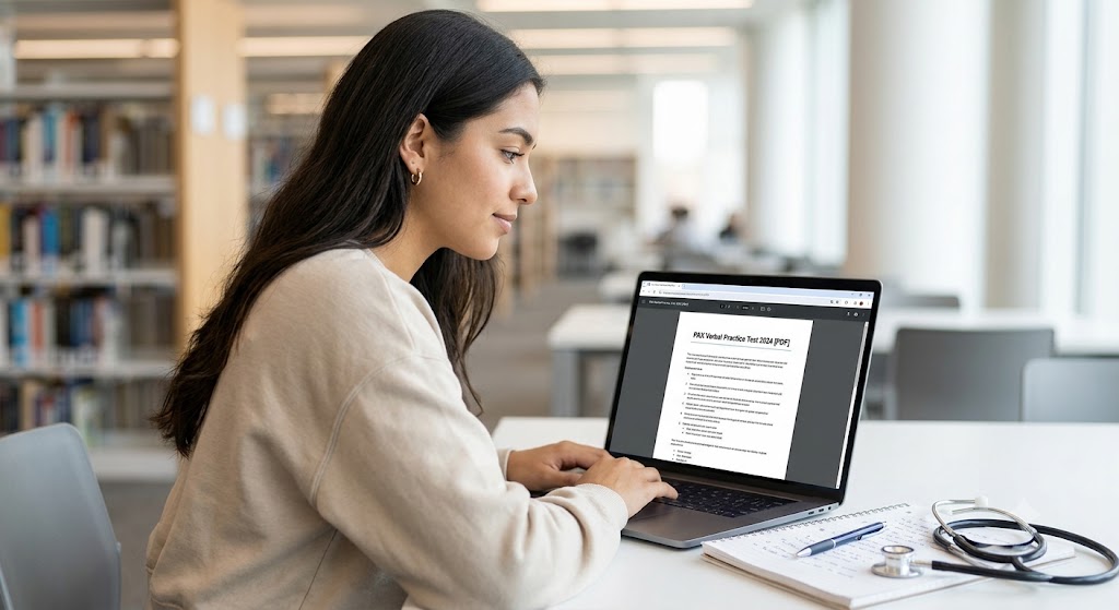 PAX Verbal Practice Test 2024 [PDF] Questions and Answers Banner