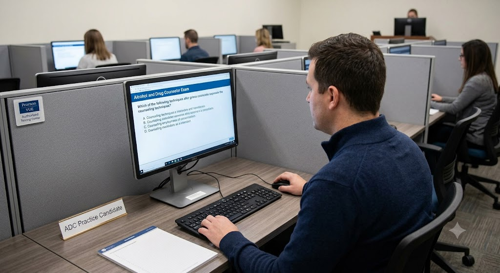 Alcohol and Drug Counselor Exam Practice Questions Banner