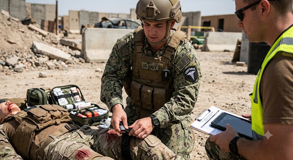 Tactical Combat Casualty Care (TCCC) – Hospital Corpsman Basic (HCB) Practice Test Banner