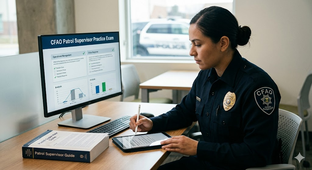 CFAO Patrol Supervisor Practice Exam Banner