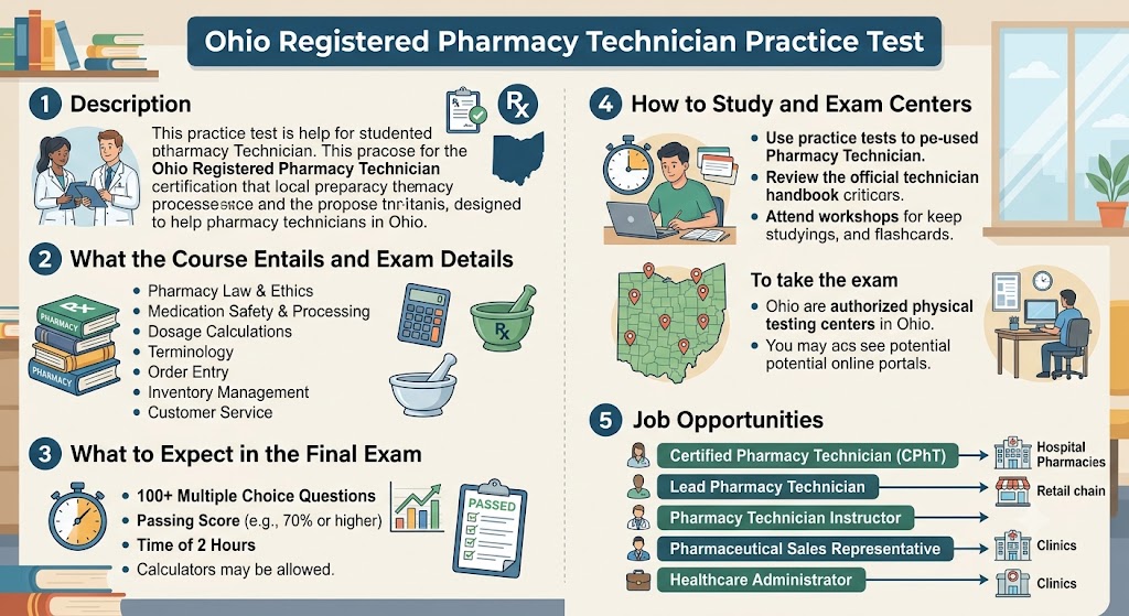 Ohio Registered Pharmacy Technician Practice Exam Banner