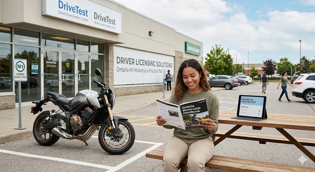 Ontario M1 Motorcycle License Practice Test Banner