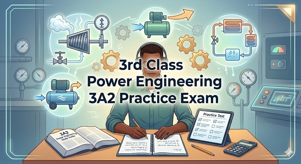 3rd Class Power Engineering 3A2 Practice Exam Banner