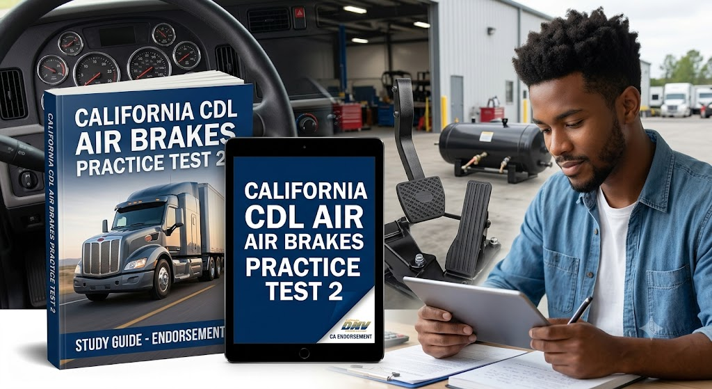 California CDL Air Brakes Practice Test 2 Banner