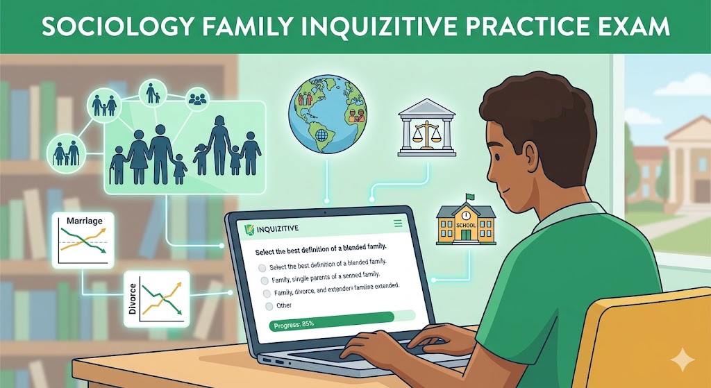 Sociology Family InQuizitive Practice Exam Banner