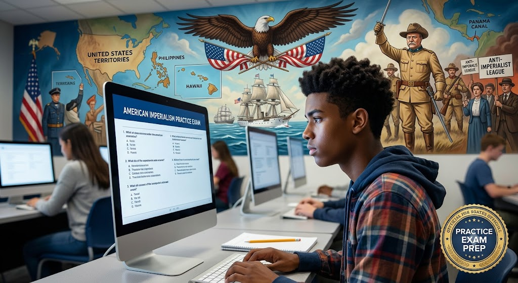 American Imperialism Practice Exam Banner