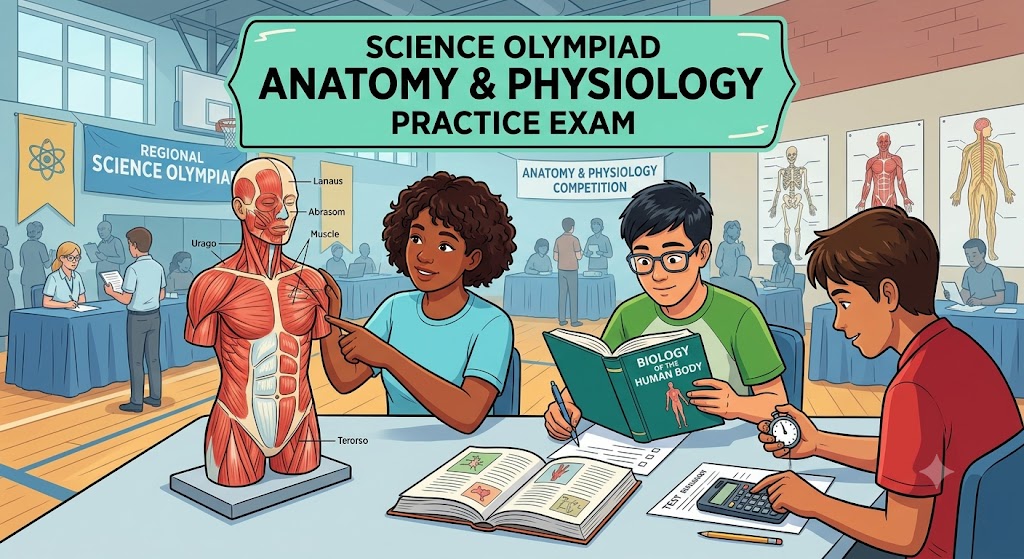 Science Olympiad Anatomy and Physiology Practice Test Banner