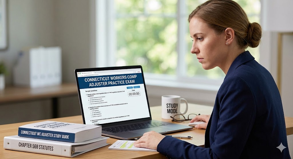 Connecticut Workers Compensation (WC) Adjuster Practice Exam Banner