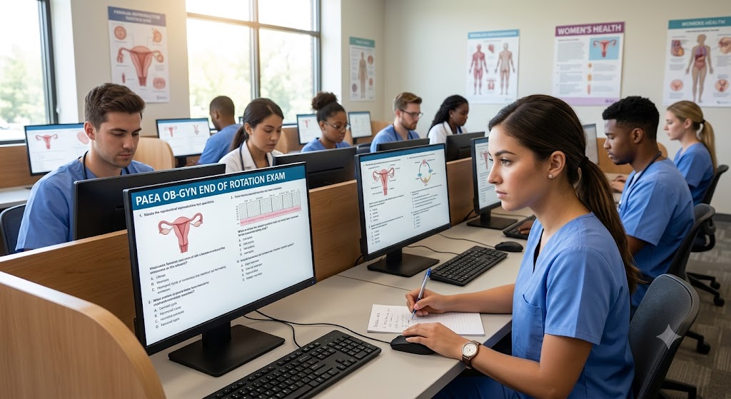 PAEA OB-GYN End of Rotation (EOR) Practice Exam Banner