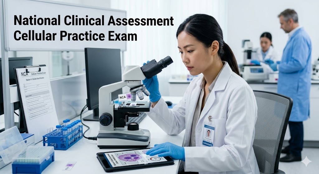 National Clinical Assessment Cellular Practice Exam Banner